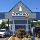 Popular coffee chain Dutch Bros Coffee drive thru
