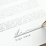 in writing
