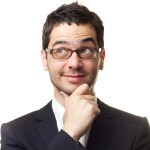 Thinking Businessman