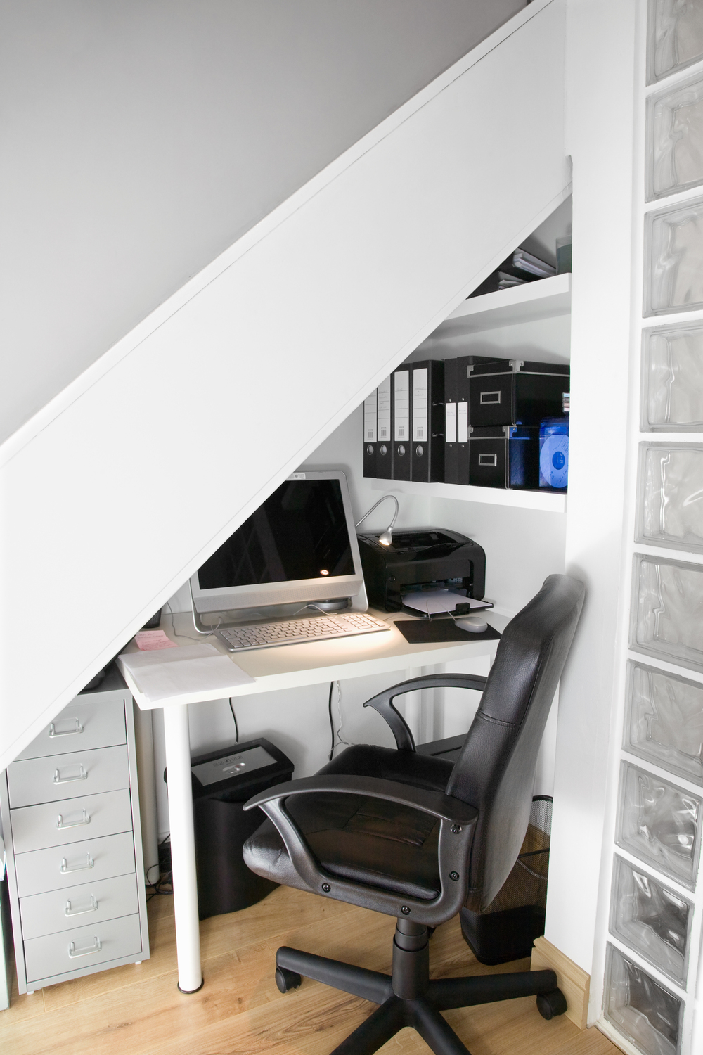 Compact home office set up