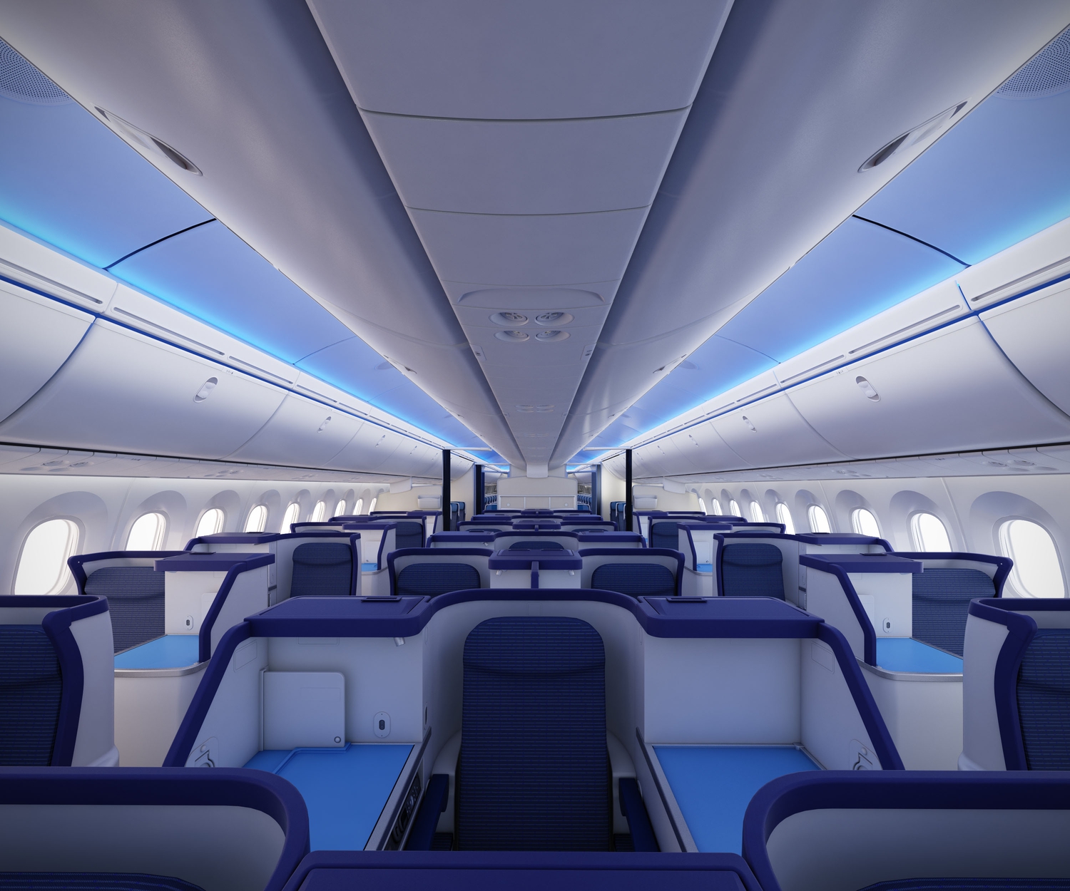 ANA 787 Interior Art RenderingK65339