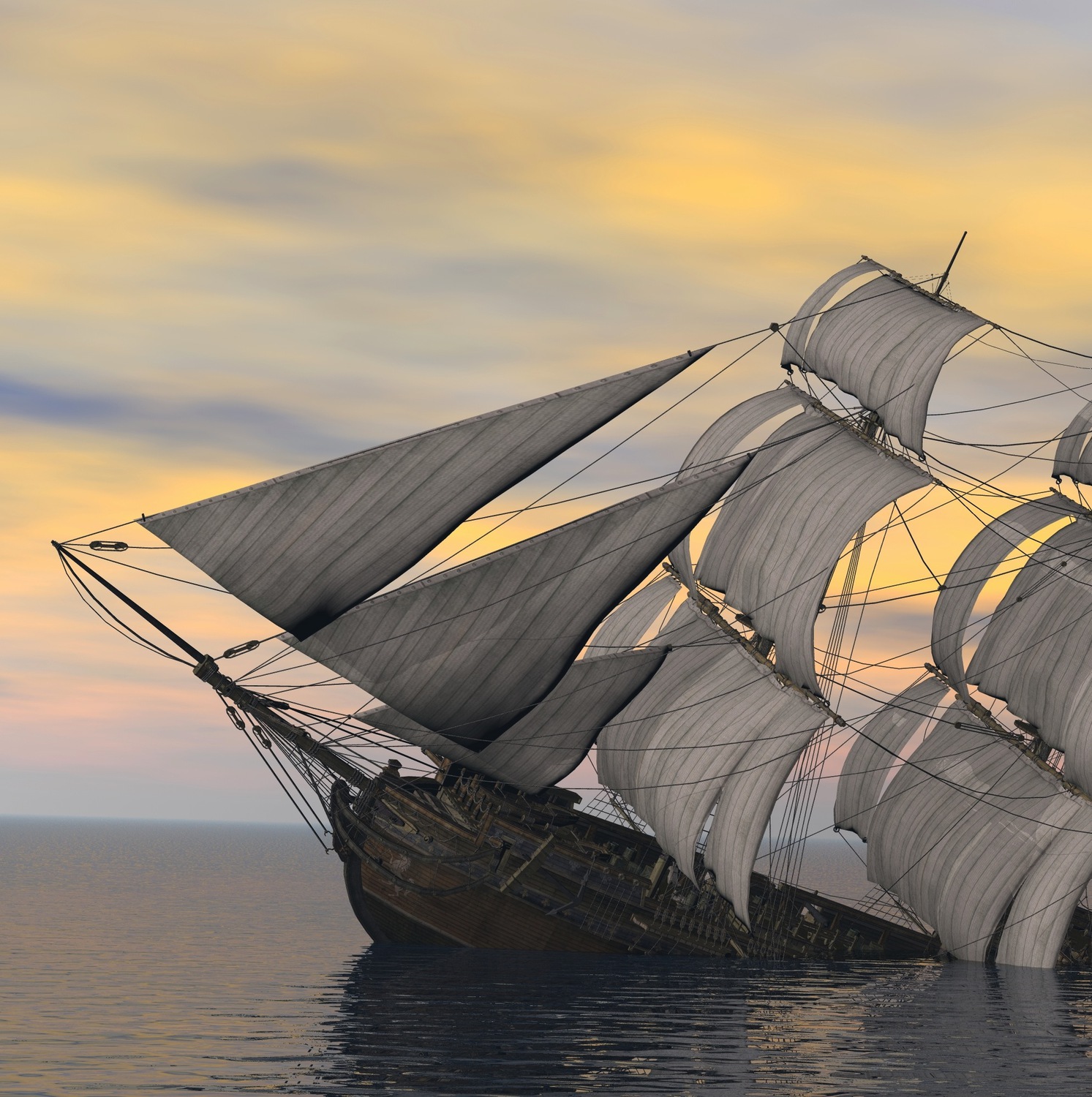 Sinking ship