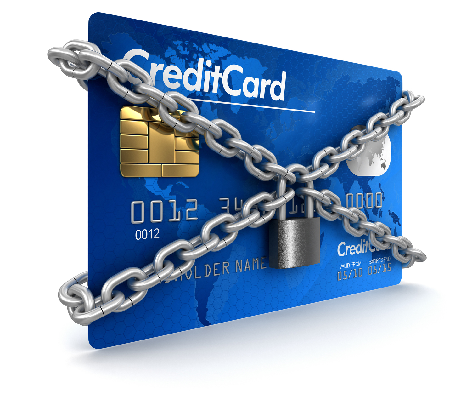 Secure credit card transactions