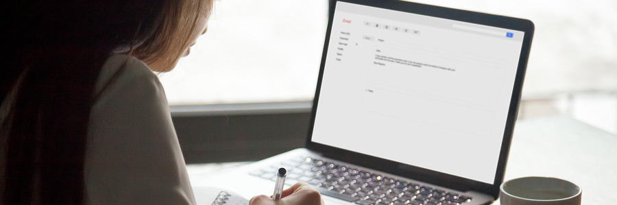 anatomy of a professional email