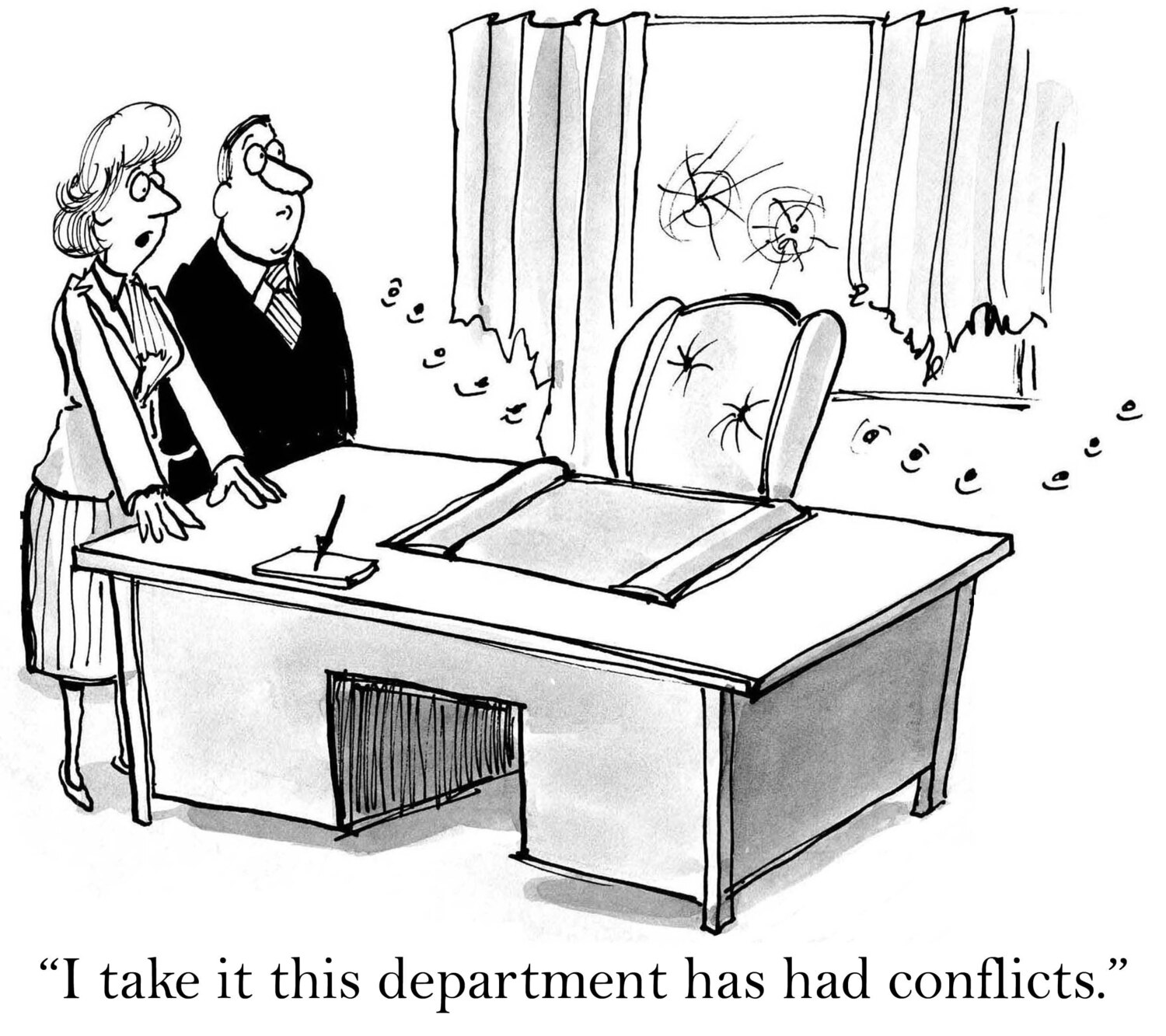 conflict resolution cartoons